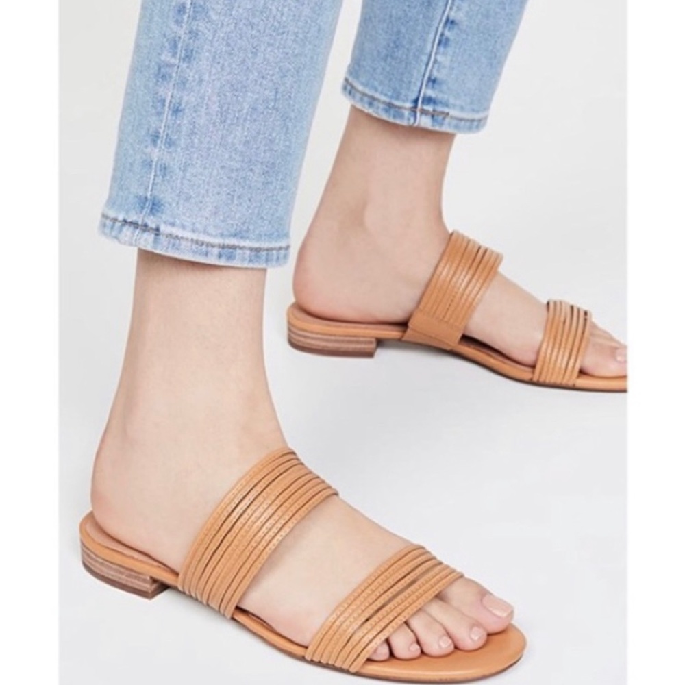 NWT Madewell Nude Leather Sandals Sz 9